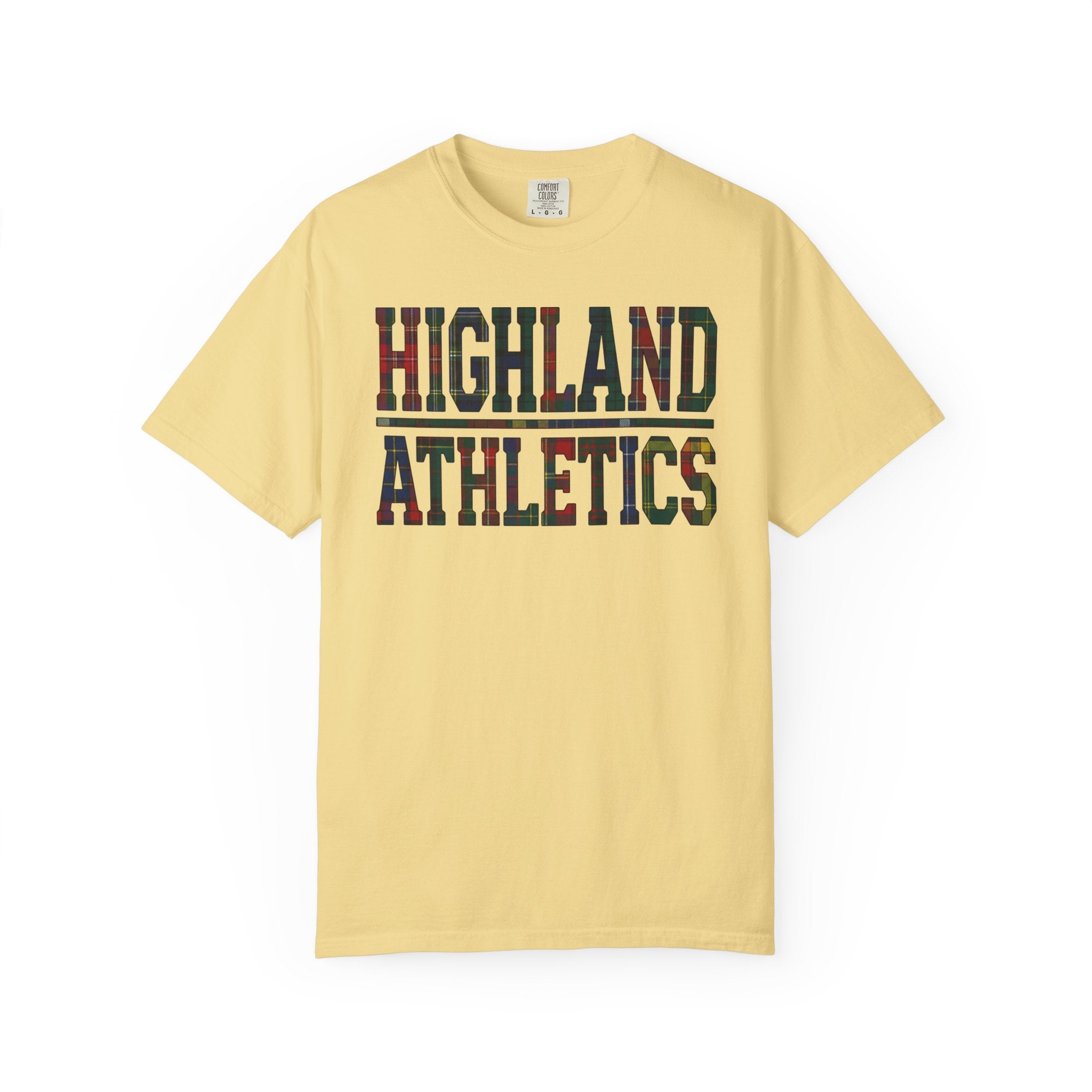 Highland Athletics T-Shirt — Customizable Back Print
