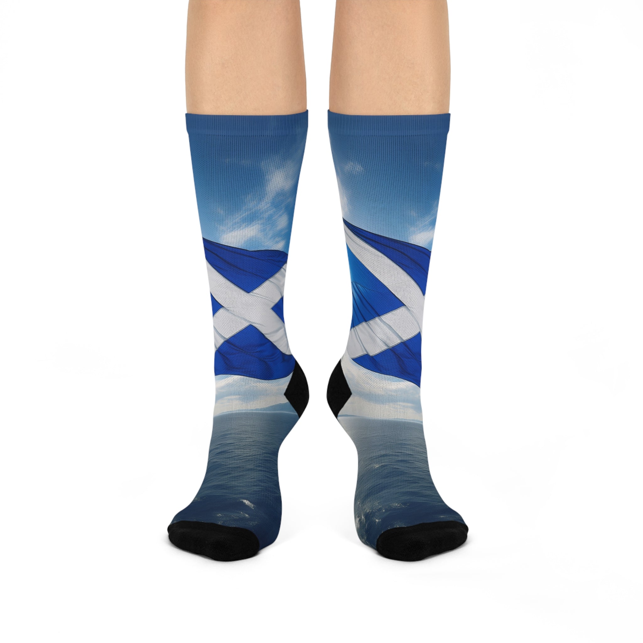 Scottish Saltire Socks