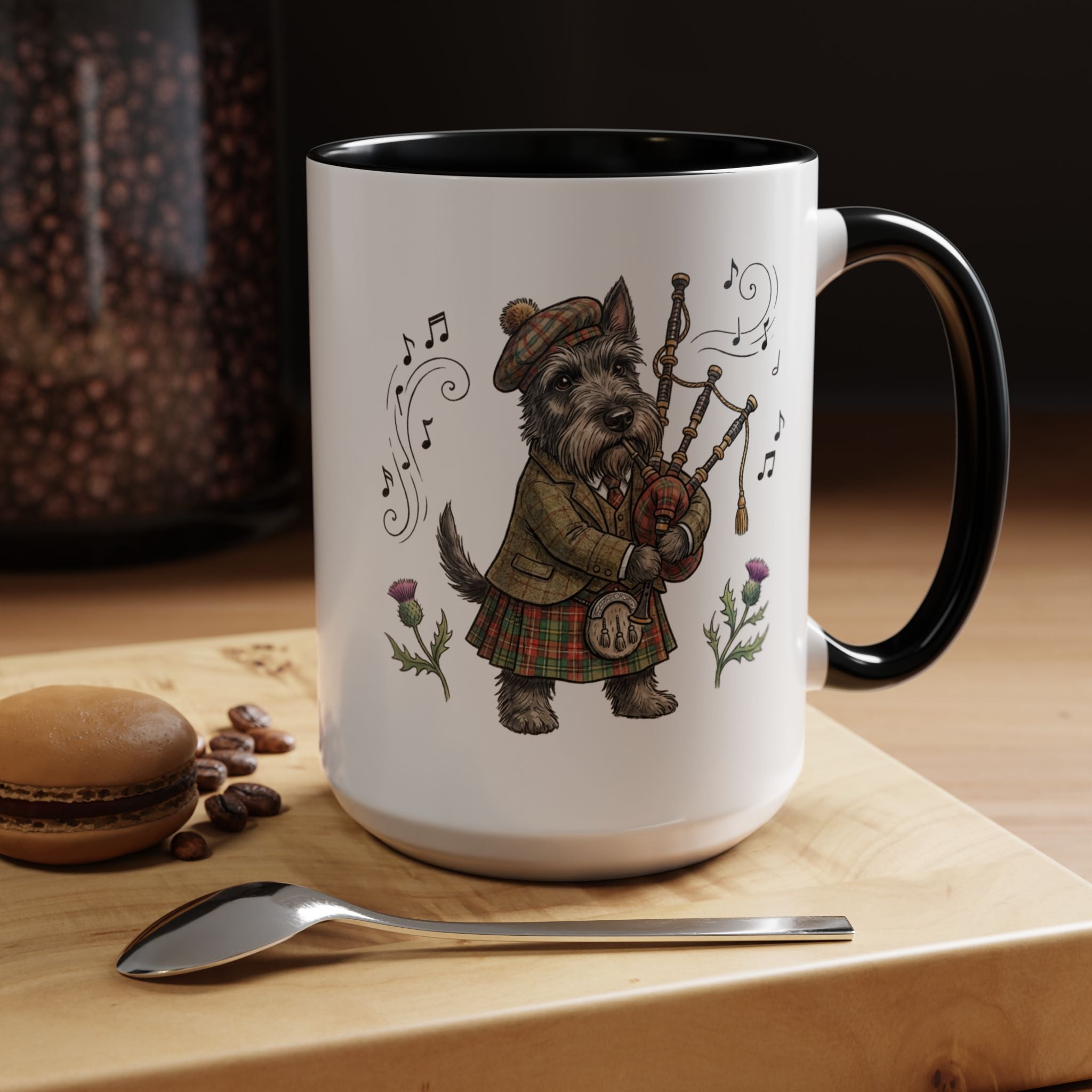 Scottish Terrier Bagpipe Coffee Mug