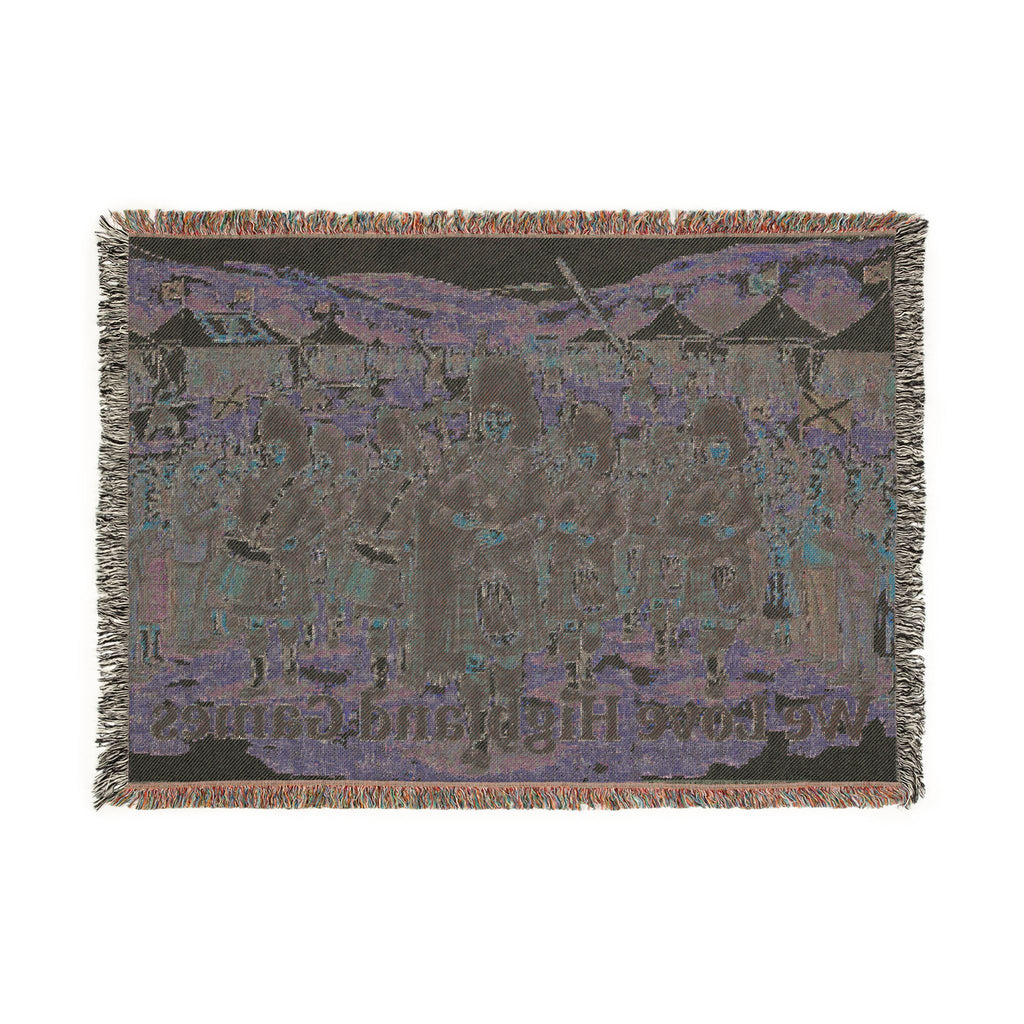 Personalizable Highland Games Woven Blanket