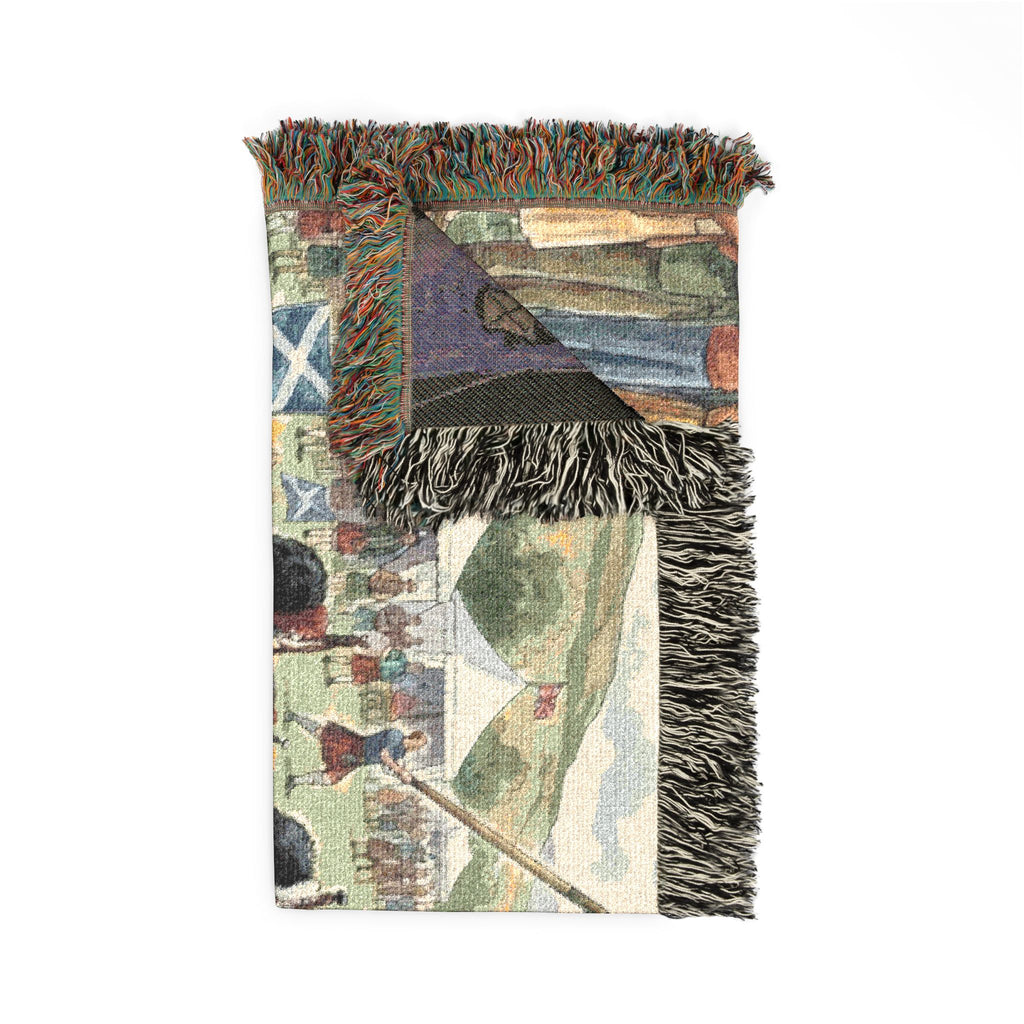 Personalizable Highland Games Woven Blanket