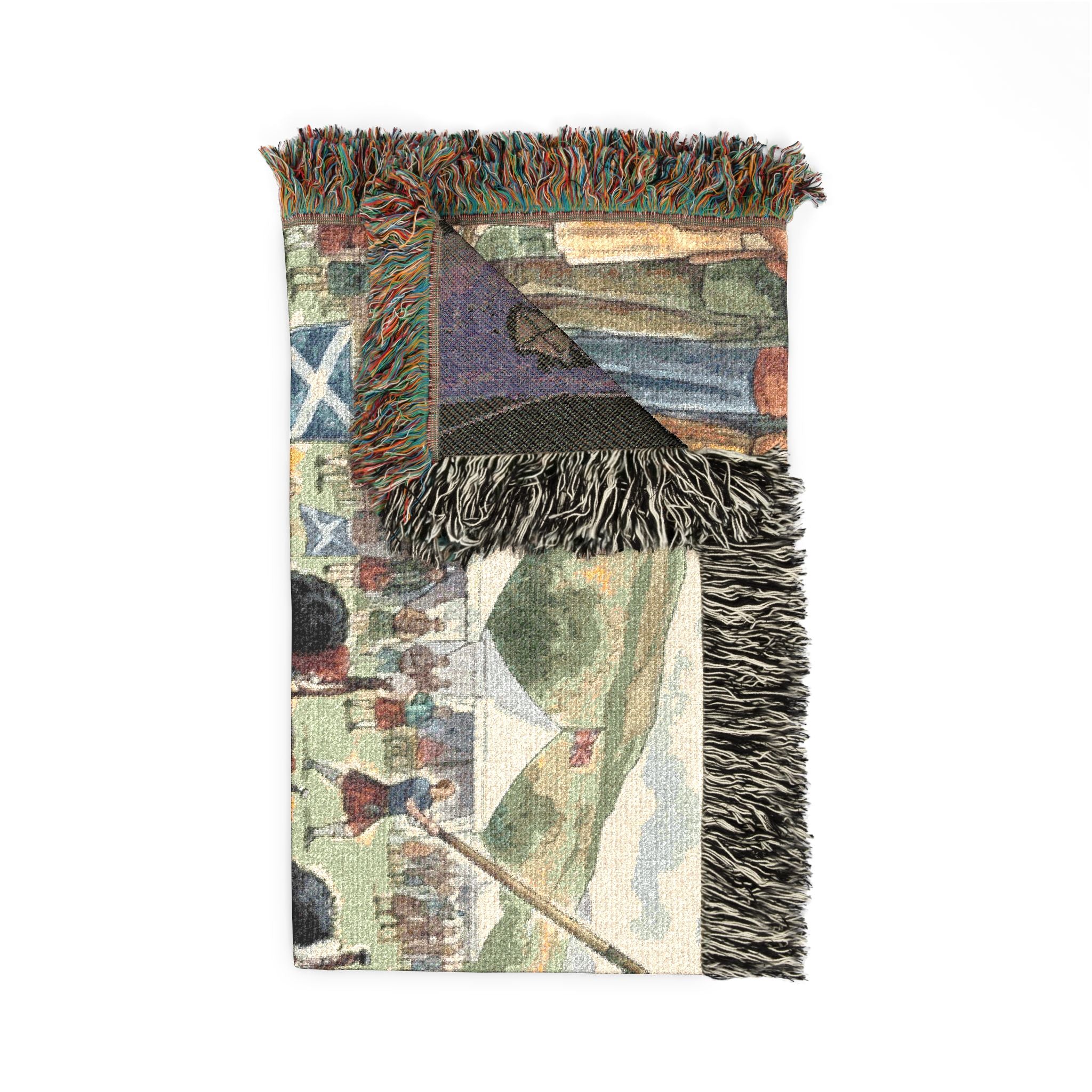 Personalizable Highland Games Woven Blanket