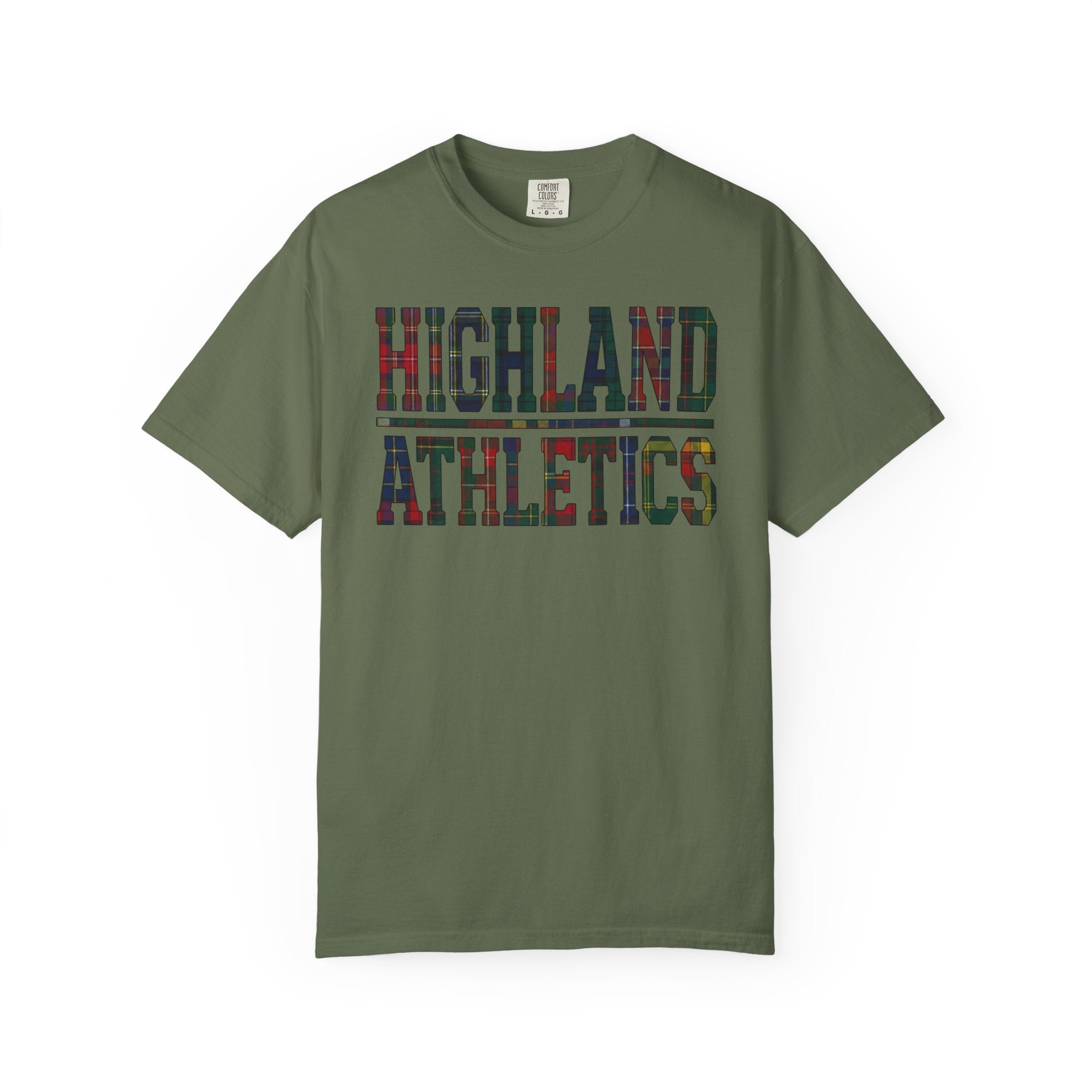 Highland Athletics T-Shirt — Customizable Back Print