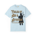 Bagpiper T‑Shirt — "Fueled by Air & Attitude"