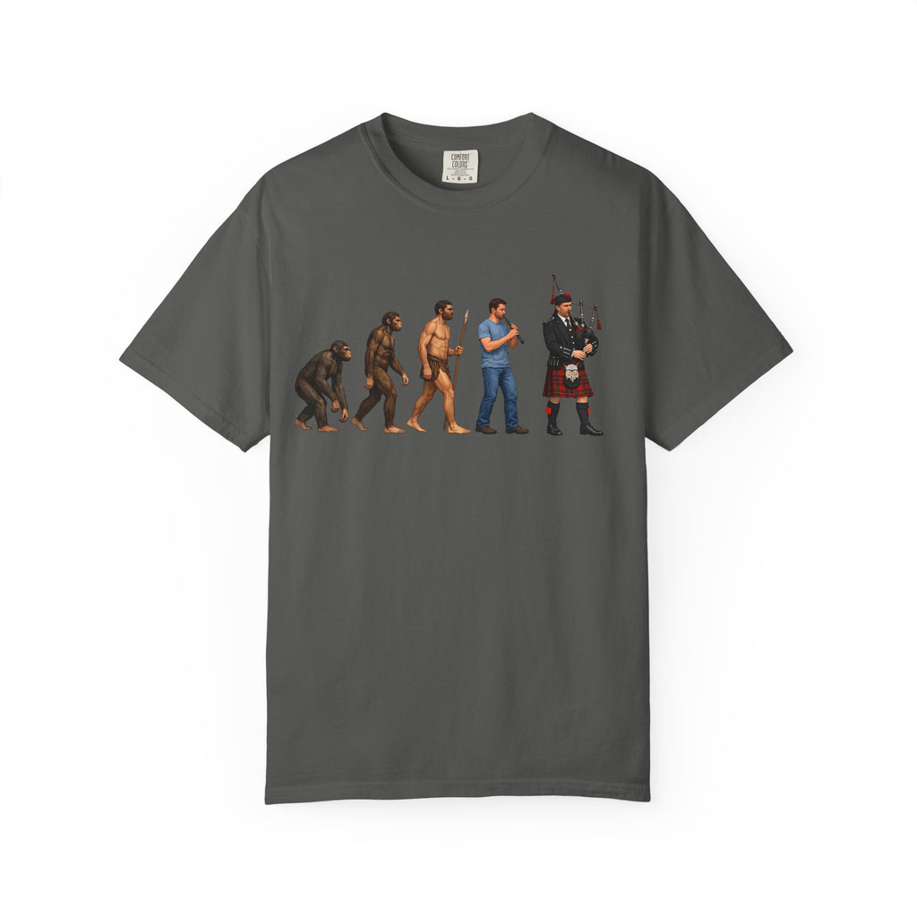 Evolution to Bagpiper T-Shirt