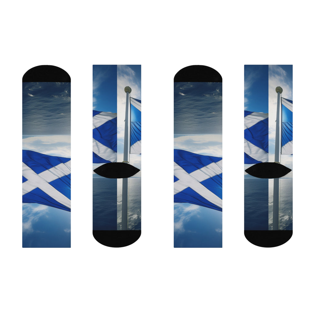 Scottish Saltire Socks