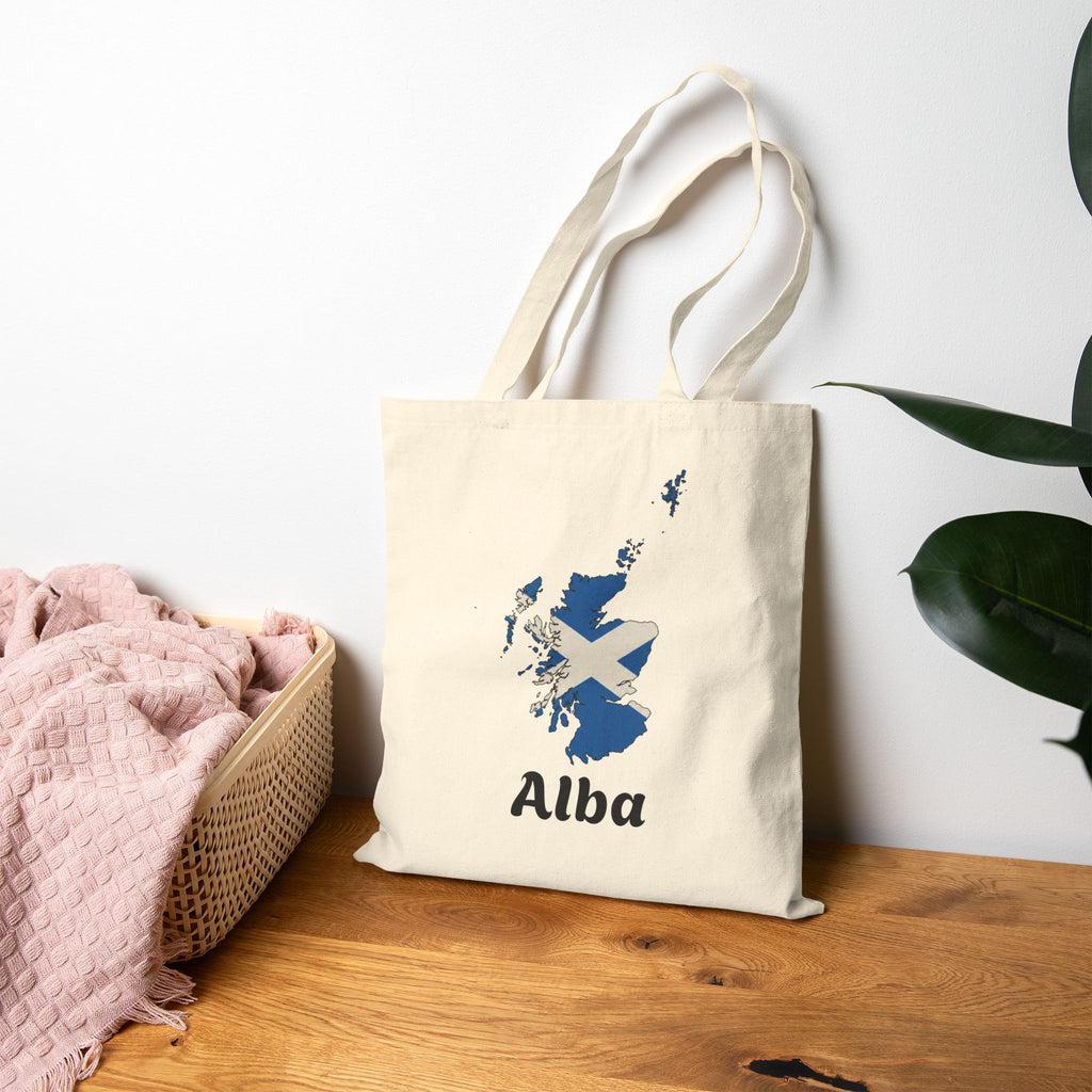 Scotland Alba Canvas Tote Bag