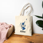 Scotland Alba Canvas Tote Bag