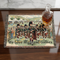 Personalizable Highland Games Woven Blanket
