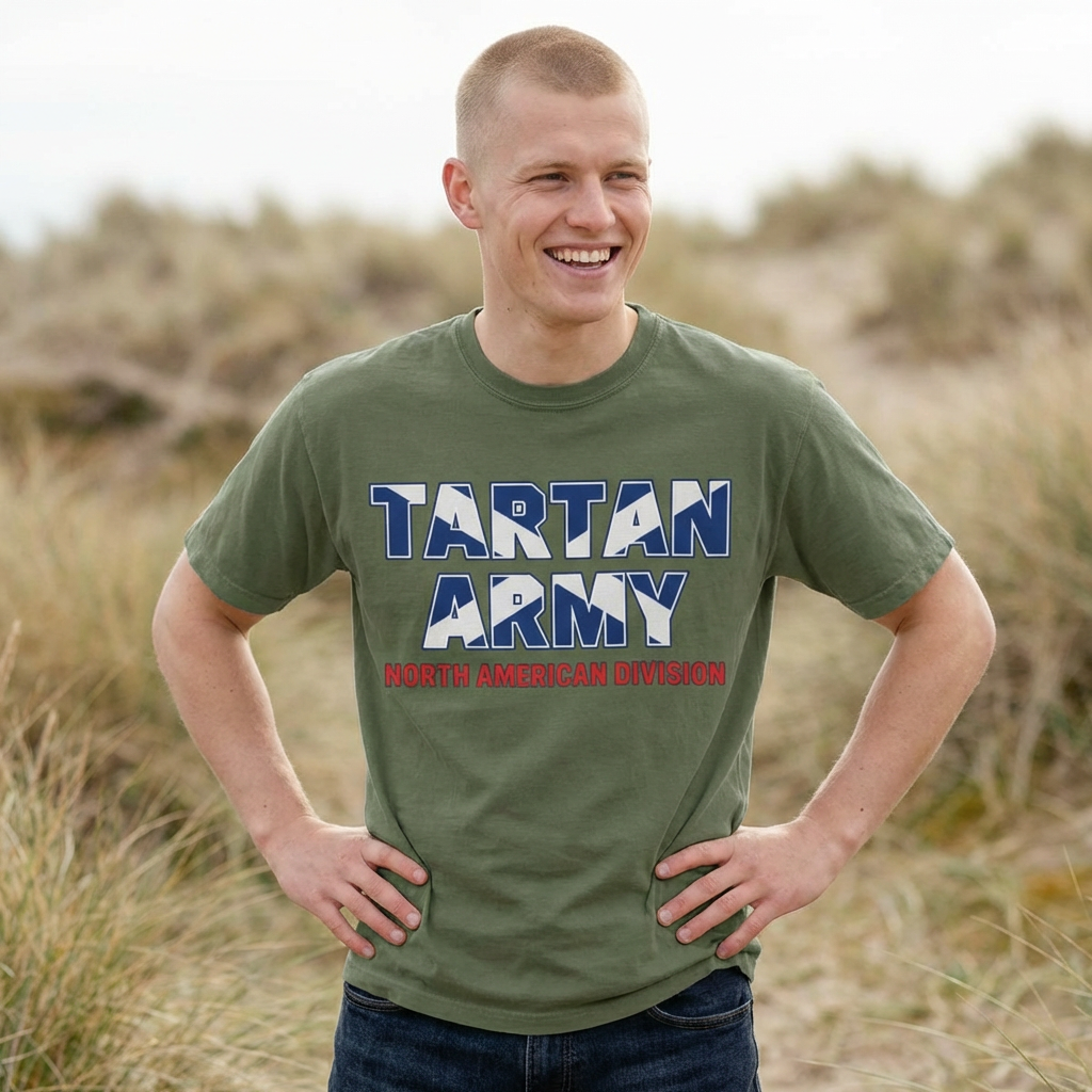 Tartan Army Scotland Football T-Shirt