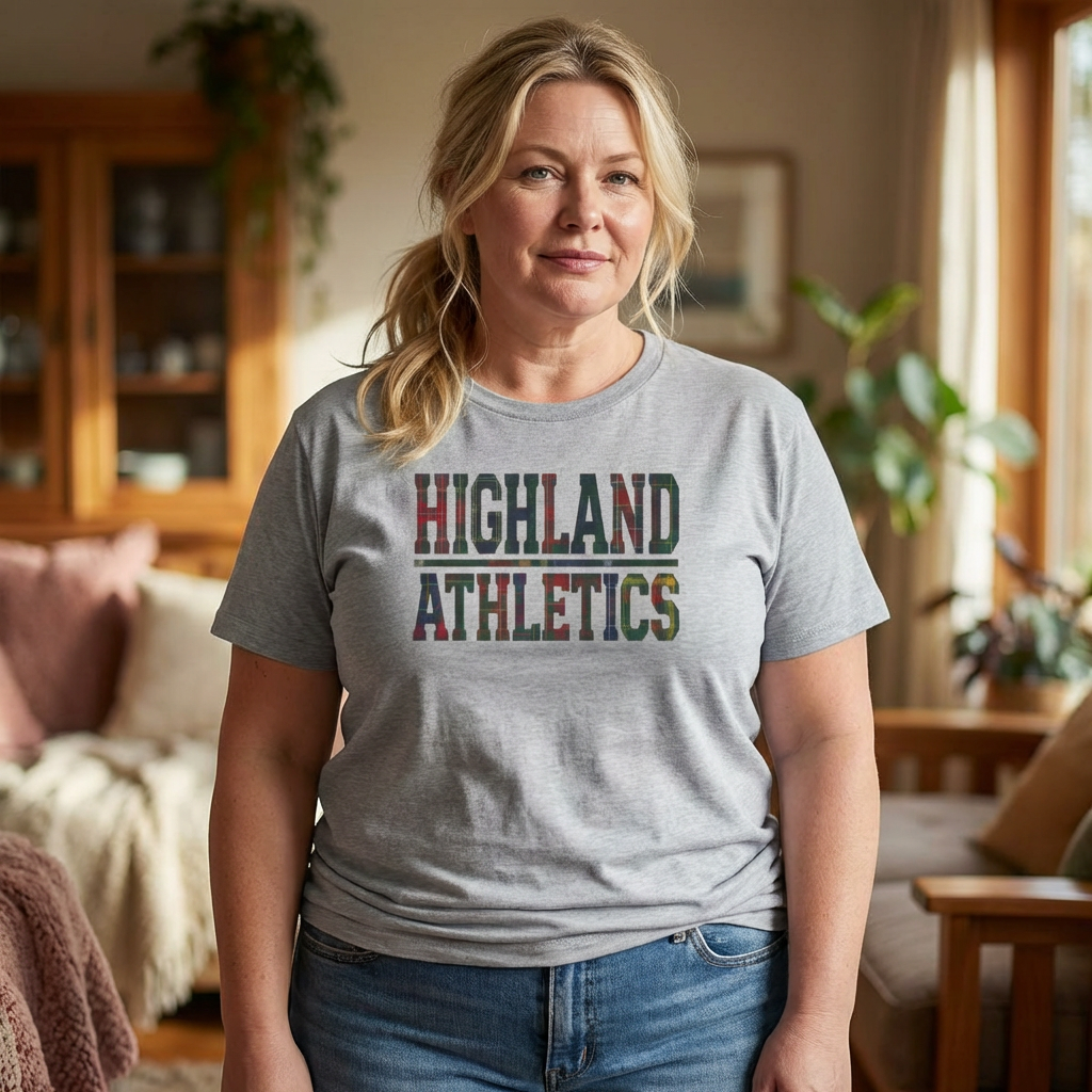 Highland Athletics T-Shirt — Customizable Back Print