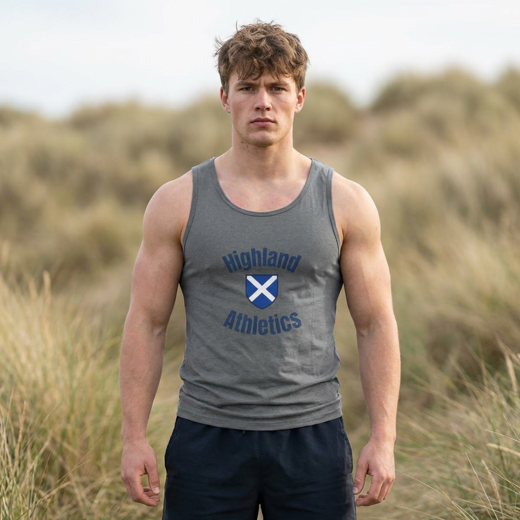 Highland Athletics Tank Top — Scottish Crest Athletic Tank