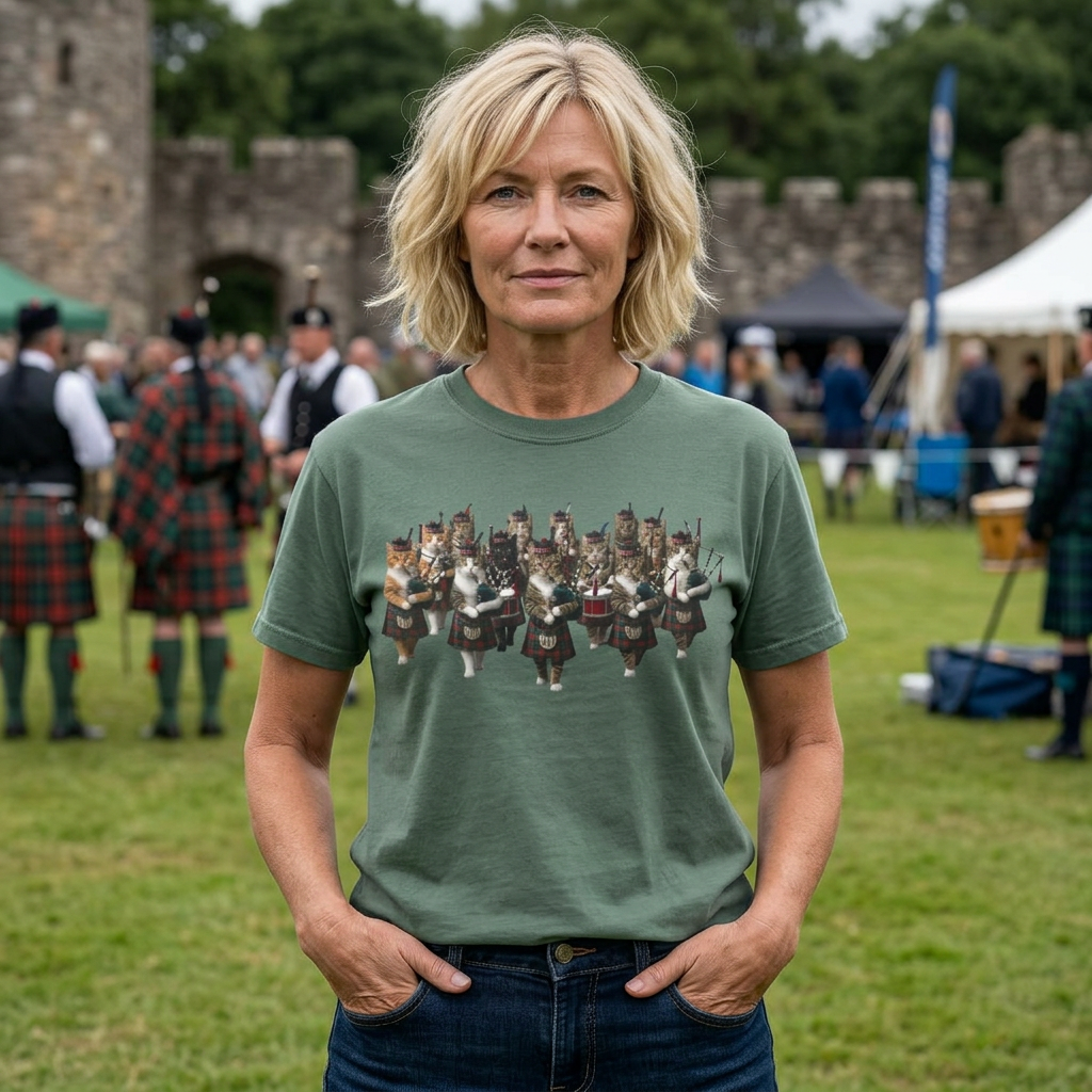 Feline pipe band T-Shirt