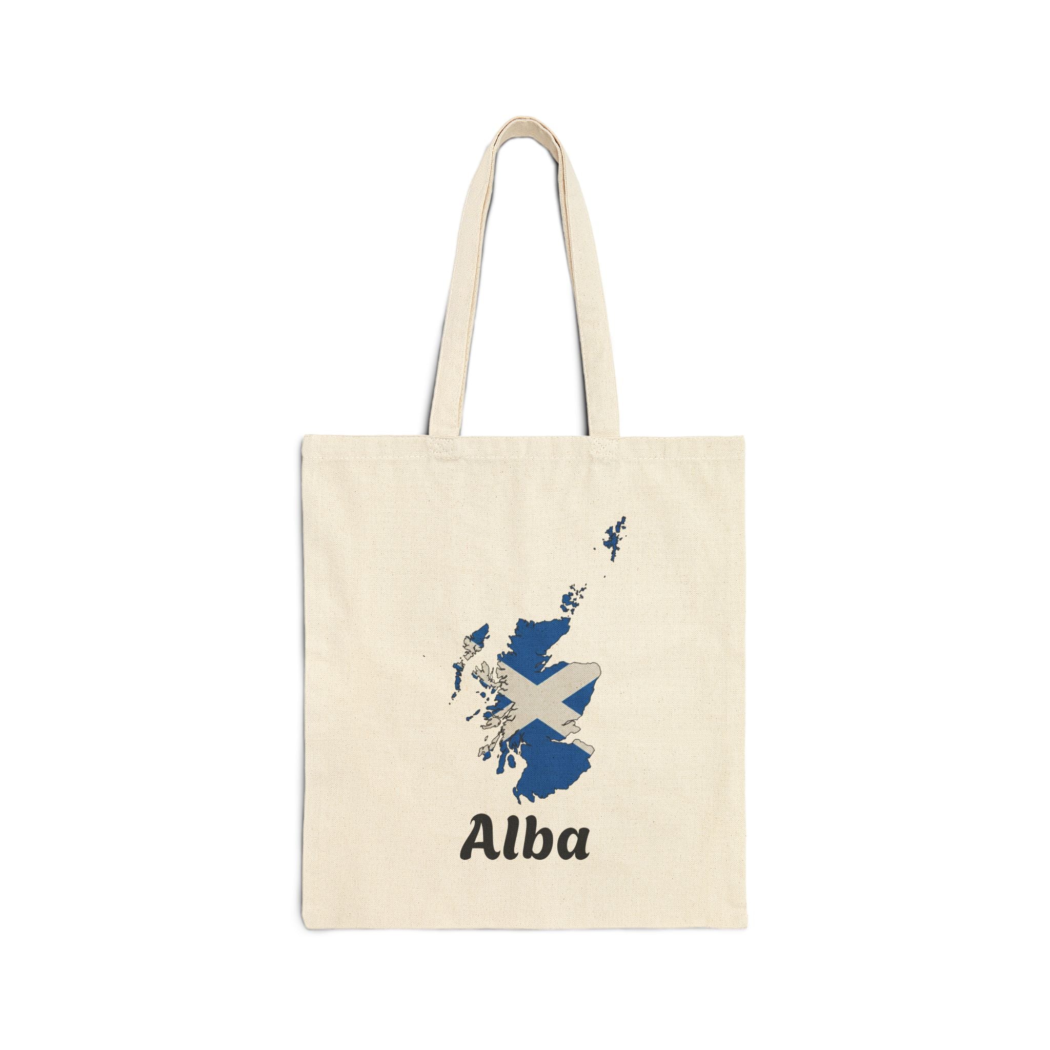 Scotland Alba Canvas Tote Bag