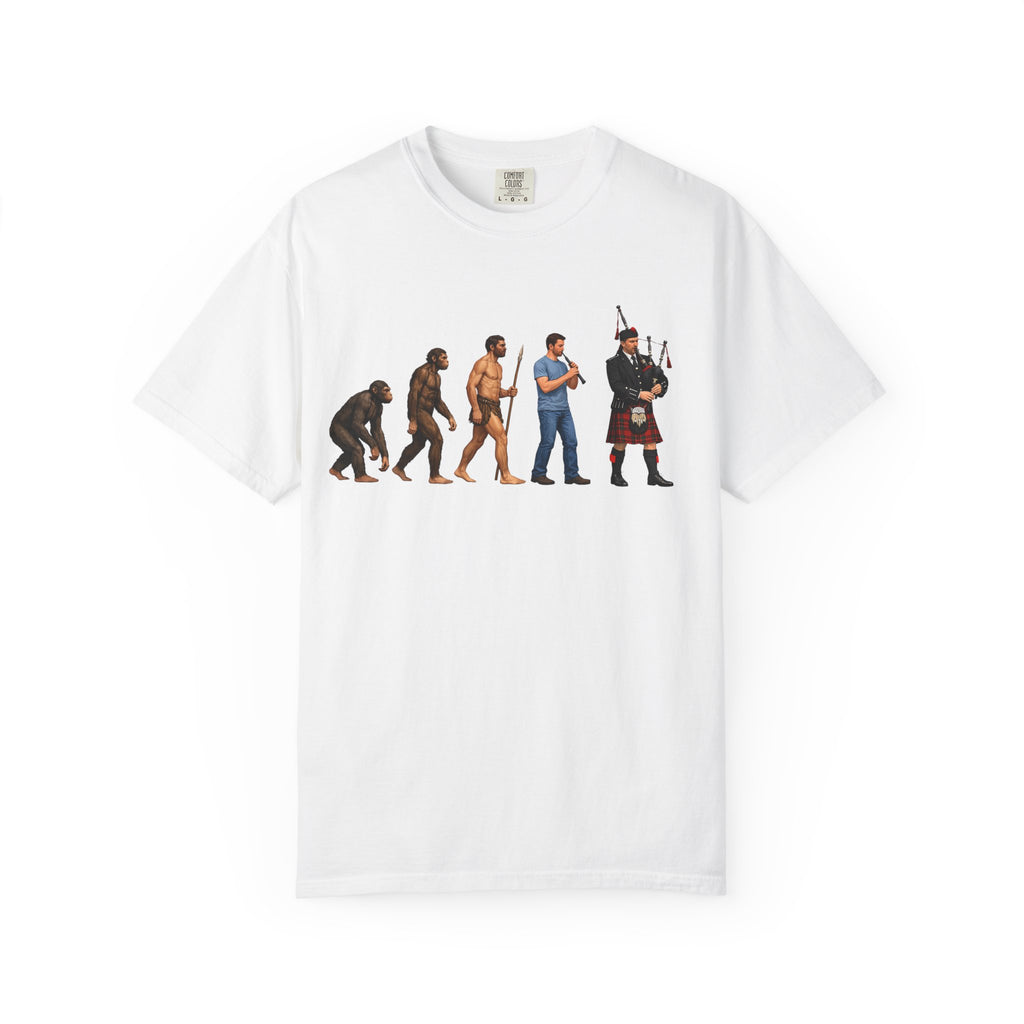 Evolution to Bagpiper T-Shirt