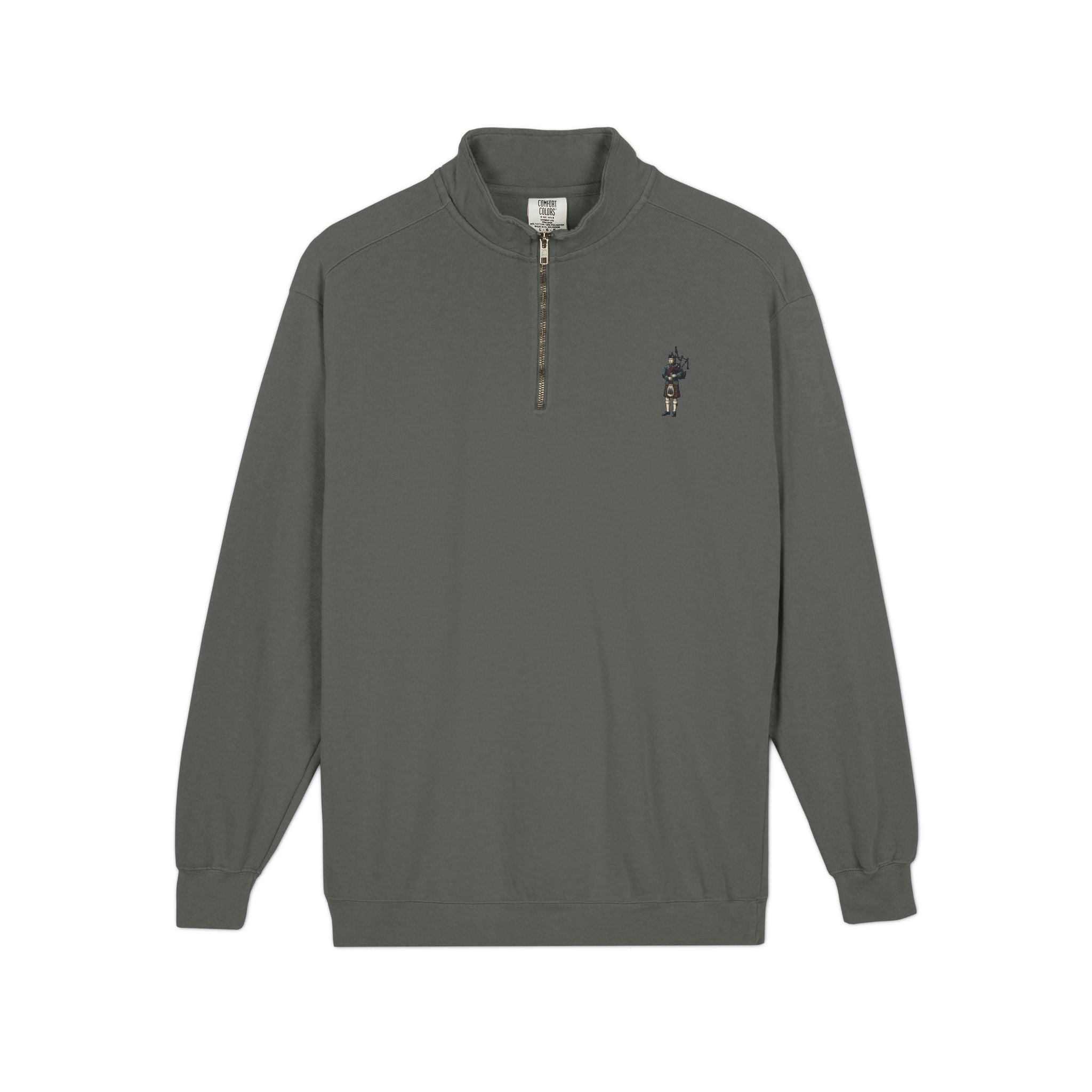 Bagpiper Emblem Quarter-Zip Sweatshirt