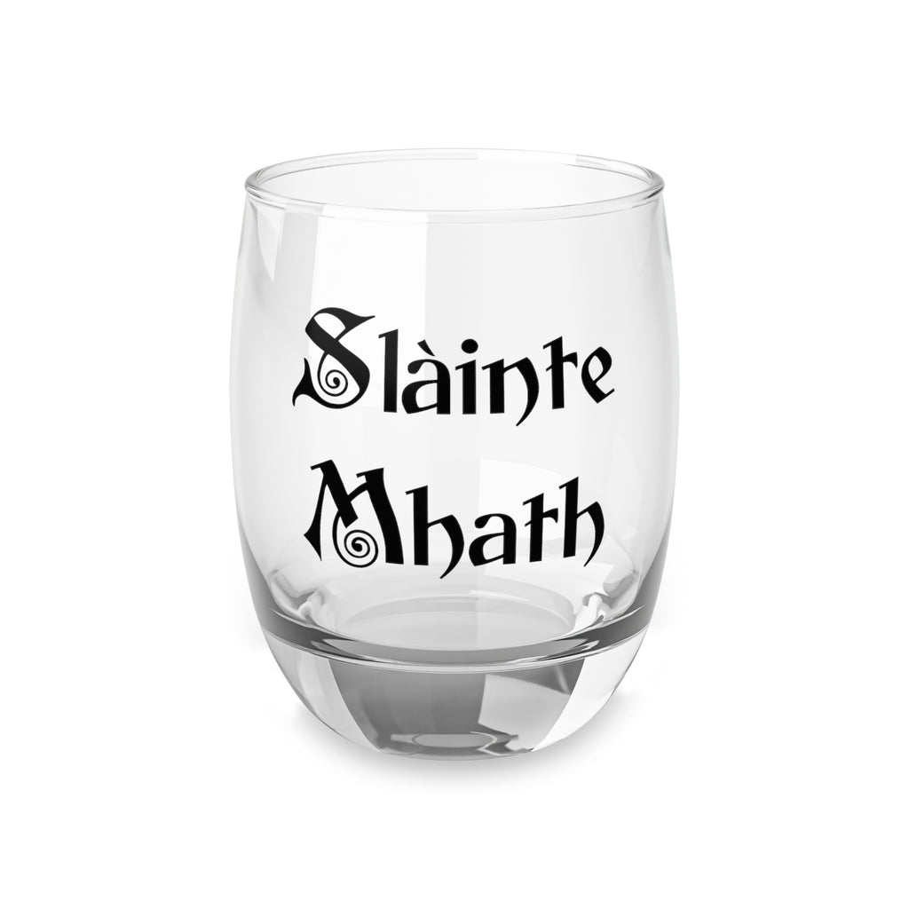 Whiskey Glass — 'Slàinte Mhath' Gaelic Toast Stemless Glass